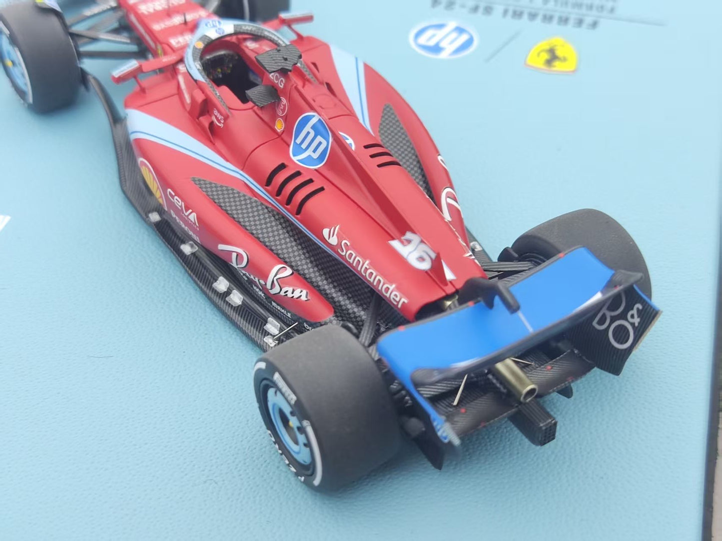 BBR 1/43 Ferrari SF-24 & 296 GTS MIAMIGP 2024 Miami Special Edition Leclerc No. 16 Double Set EMP107EX