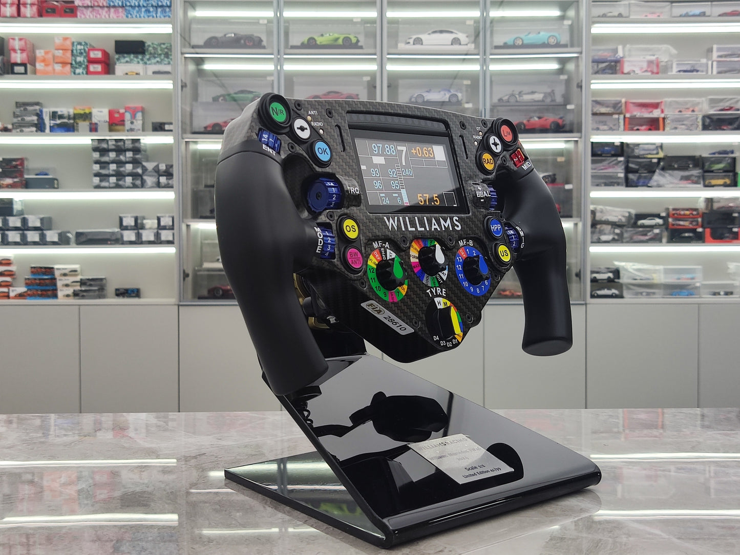 MINICHAMPS 1/1 WILLIAMS F1 FW46 – 2024 Steering Wheel Black 210240223