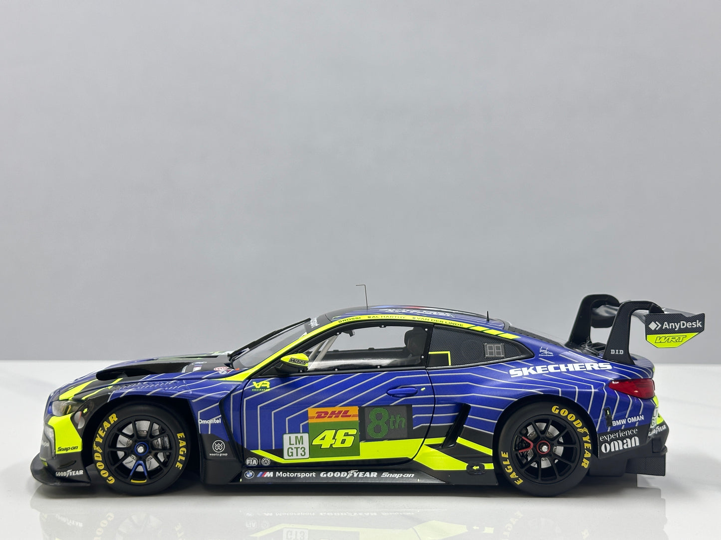 MINICHAMPS 1/18 BMW M4 GT3 EVO – TEAM WRT - 1812KM QATAR 2025 Blue Livery 110252146