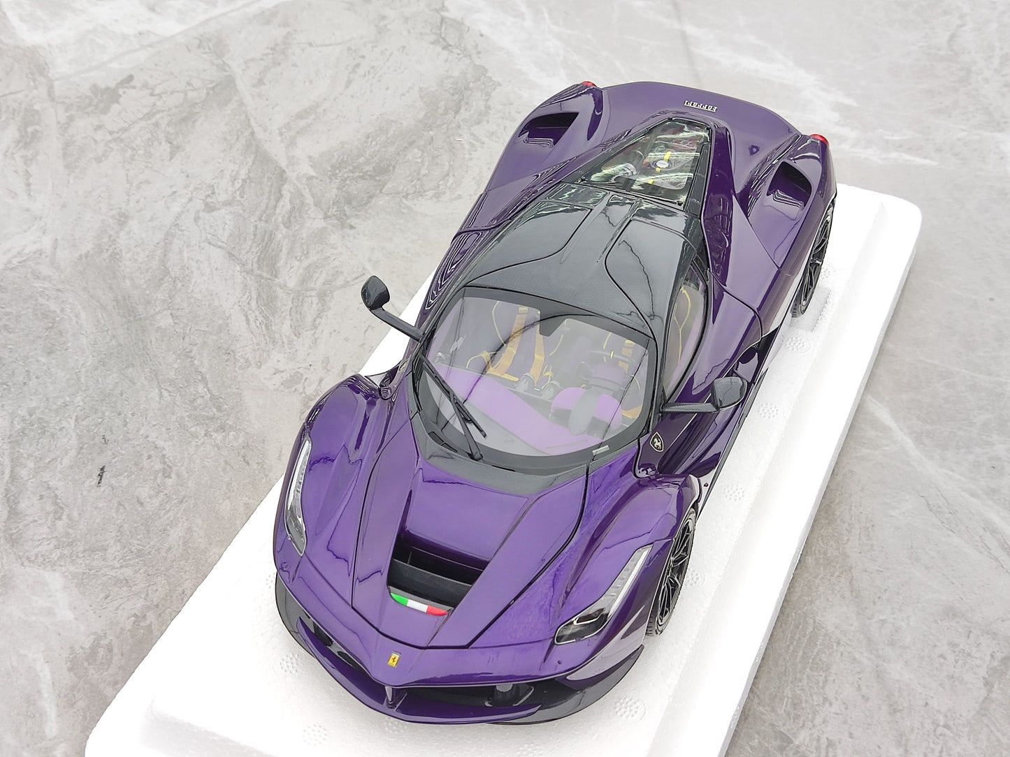 BBR 1/18 Ferrari LaFerrari Alloy Fully Open, Purple BB8182237