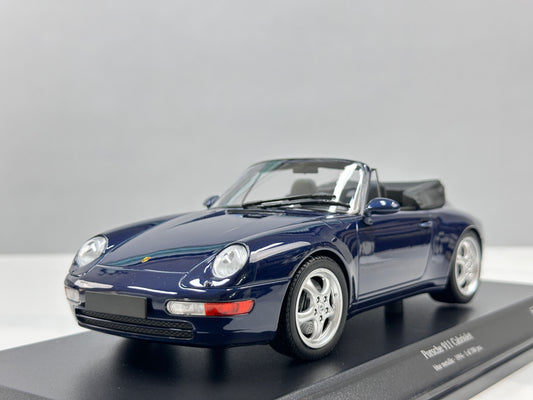 MINICHAMPS 1/18 Porsche 911 (993) Cabriolet Metallic Blue (155061130)