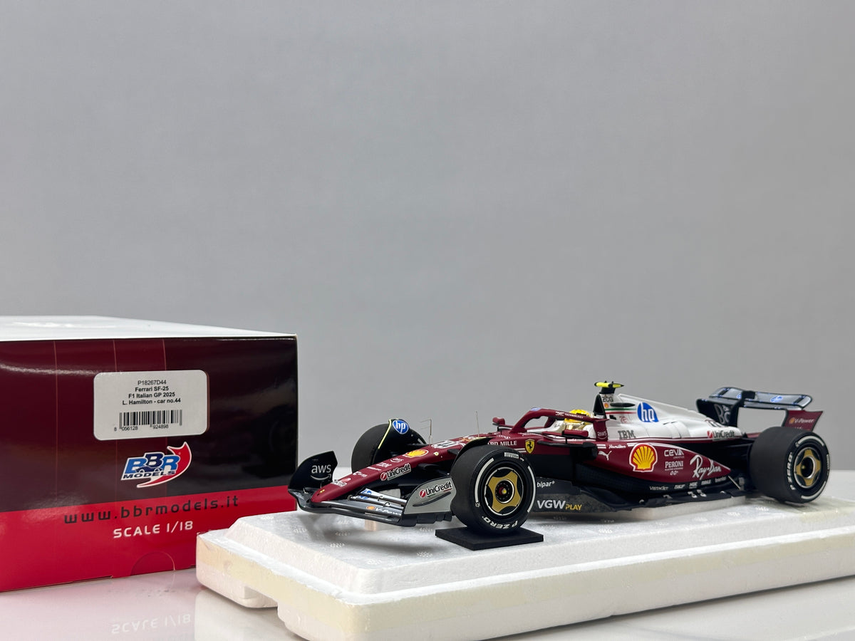 BBR 1/18 Ferrari SF25 Monza Livery – Lauda World Champion #44 (50th Anniversary Special Livery) P18267D44