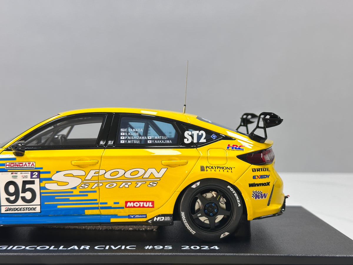 KYOSHO 1/18 Honda Civic (FL5) Spoon #95 Blue/Yellow KSR18067Y