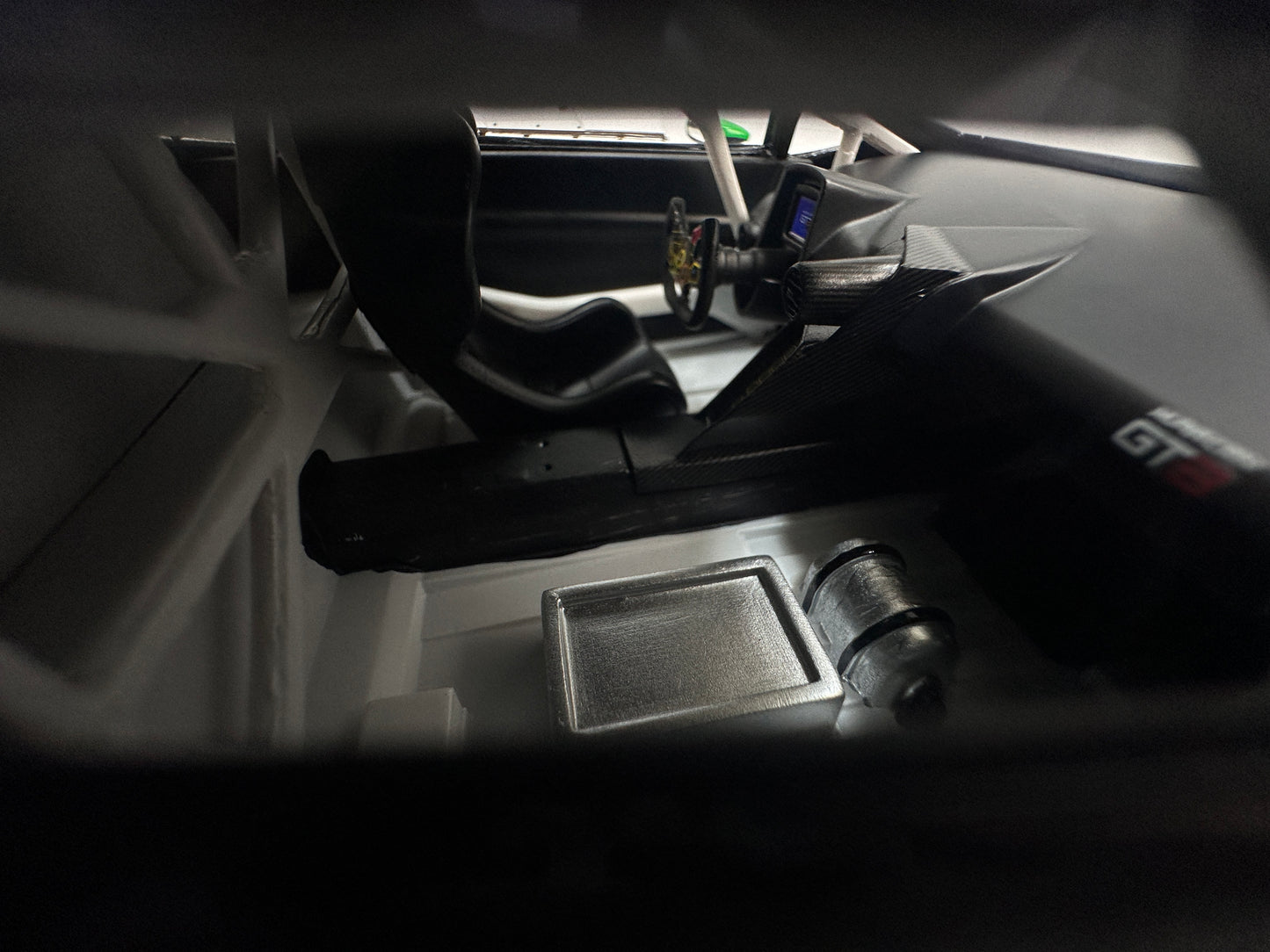 Topspeed 1/18 Lamborghini Huracán GT3 EVO2 #45 DEX Wayne Taylor Racing Silver/Black Livery TS0655
