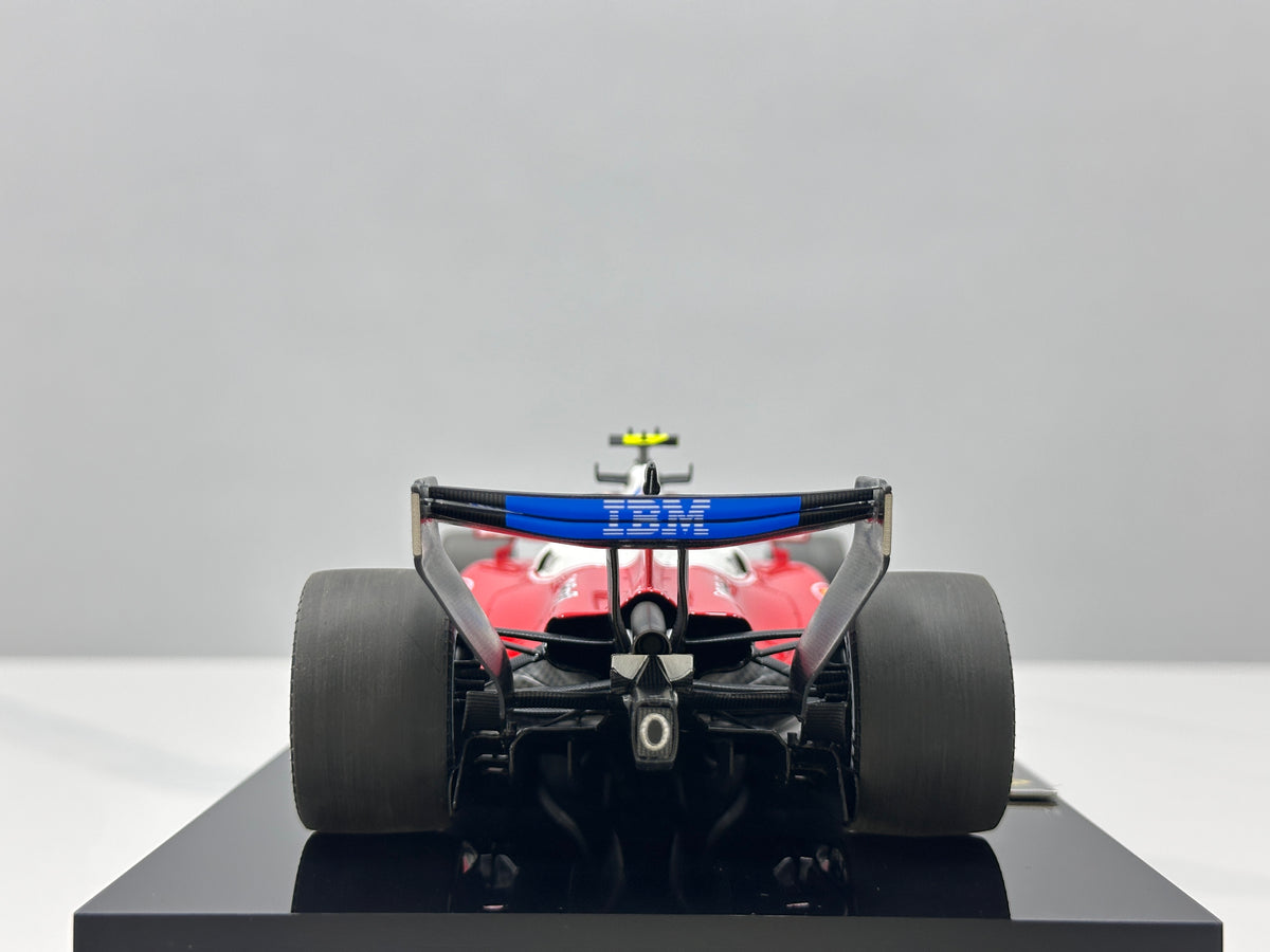 Amalgam 1/18 Ferrari SF-26 – 2026 Chinese Grand Prix – Lewis Hamilton – Red & White Livery (M6387-SC2)