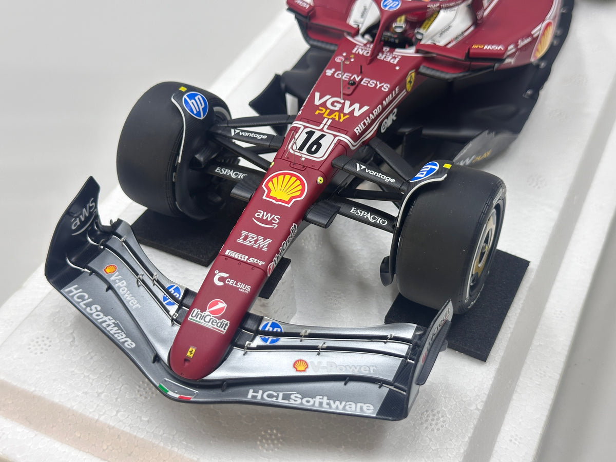 BBR 1/18 Ferrari SF25 Monza Livery – Lauda World Champion #16 (50th Anniversary Special Livery) P18267D16