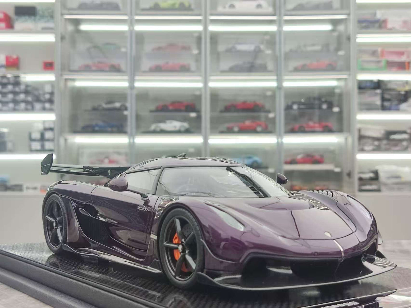 FRONTIART 1/18 Koenigsegg Jesko 7315 Purple Resin Model FA164
