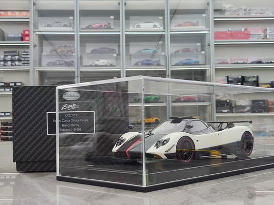 KASH MODEL1/18 Pagani Zonda Cinque Coupe White KPZC001