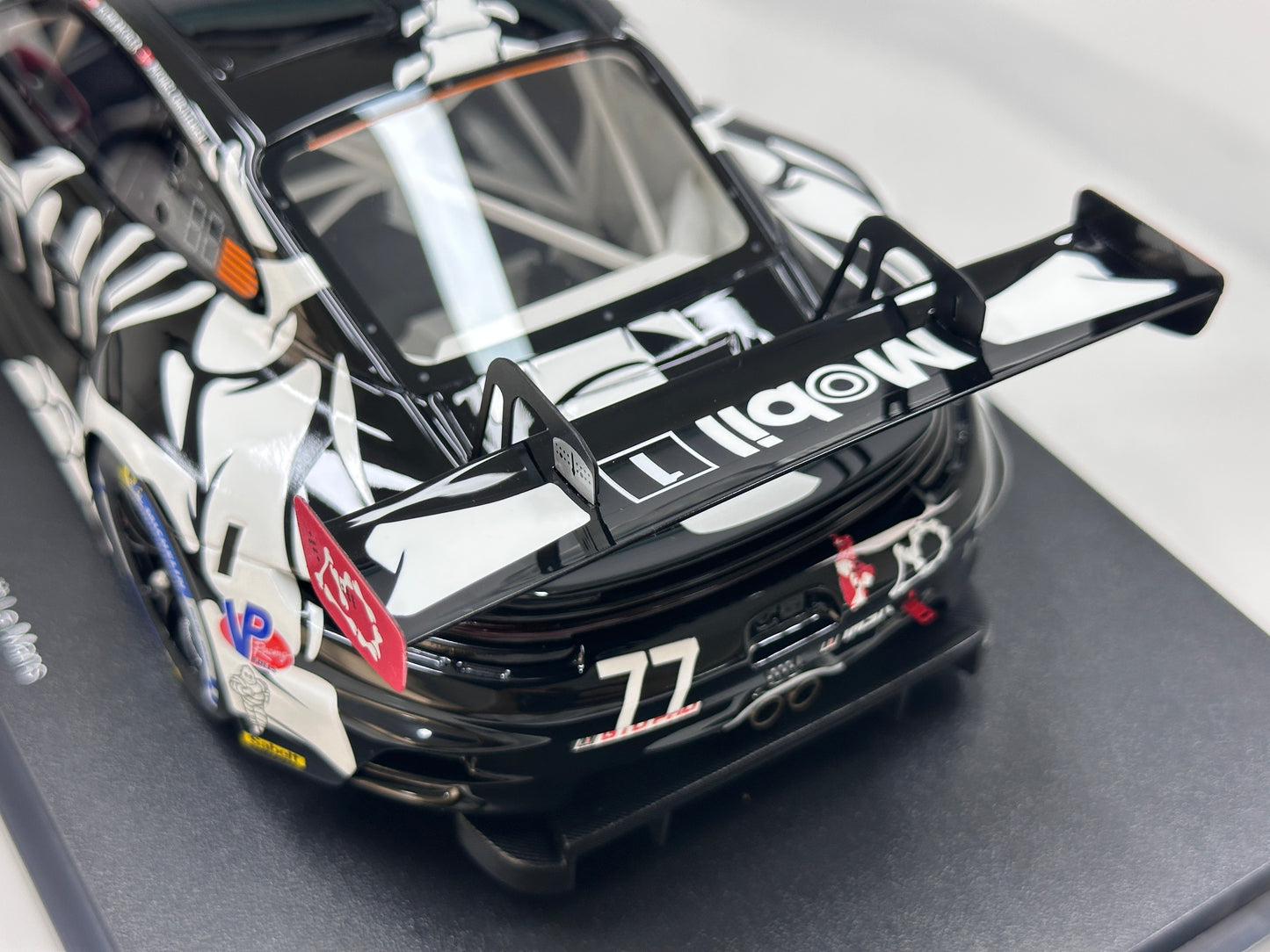 Topspeed 1/18 Porsche 911 GT3 R #77 AO Racing 2025 IMSA Petit Le Mans Skeleton Dragon Livery TS0651