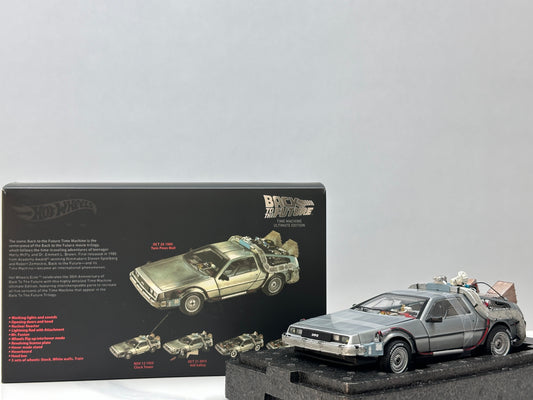 Hot Wheels 1/18 DeLorean DMC-12 Silver HW001