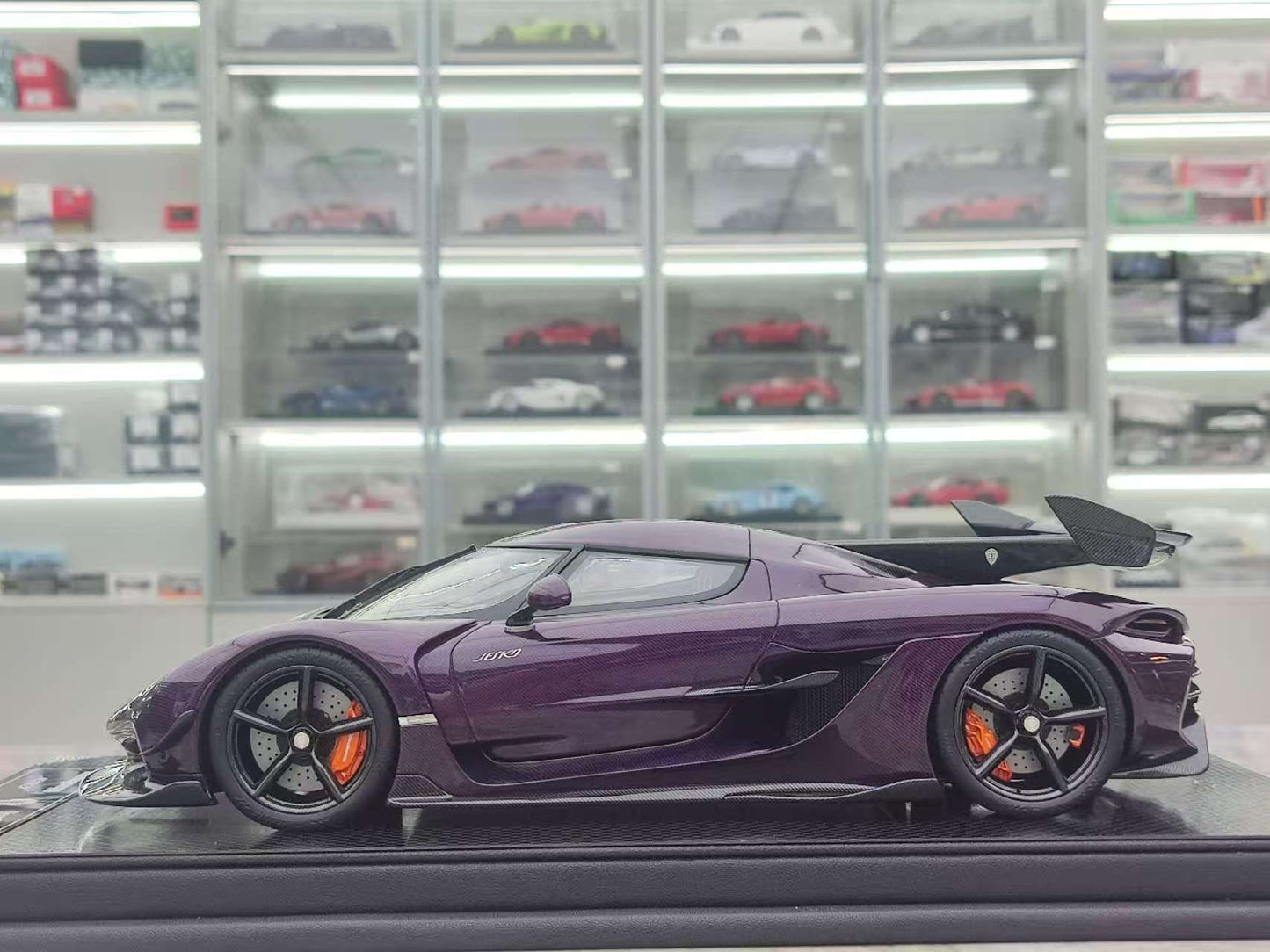 FRONTIART 1/18 Koenigsegg Jesko 7315 Purple Resin Model FA164