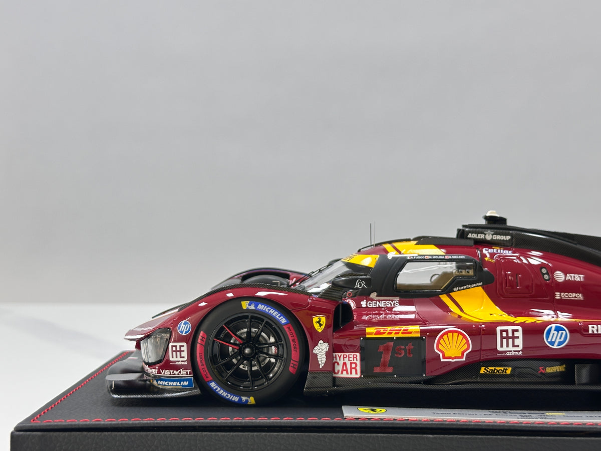 BBR 1/18 Ferrari 499P – Qatar Race Winner (Le Mans Hypercar) P18266A