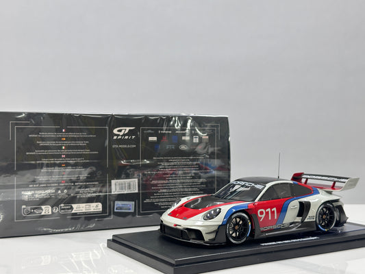 GT Spirit 1/18 Porsche 911 (992) GT3 R Rennsport White/Red Livery GT495
