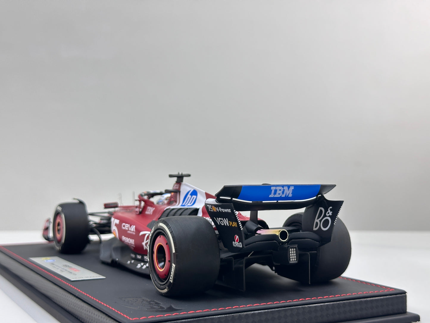 BBR 1:18 Ferrari SF25 Monaco F1 Race Car Monaco GP — 2nd Place Finish (#16) P18267C16DIE