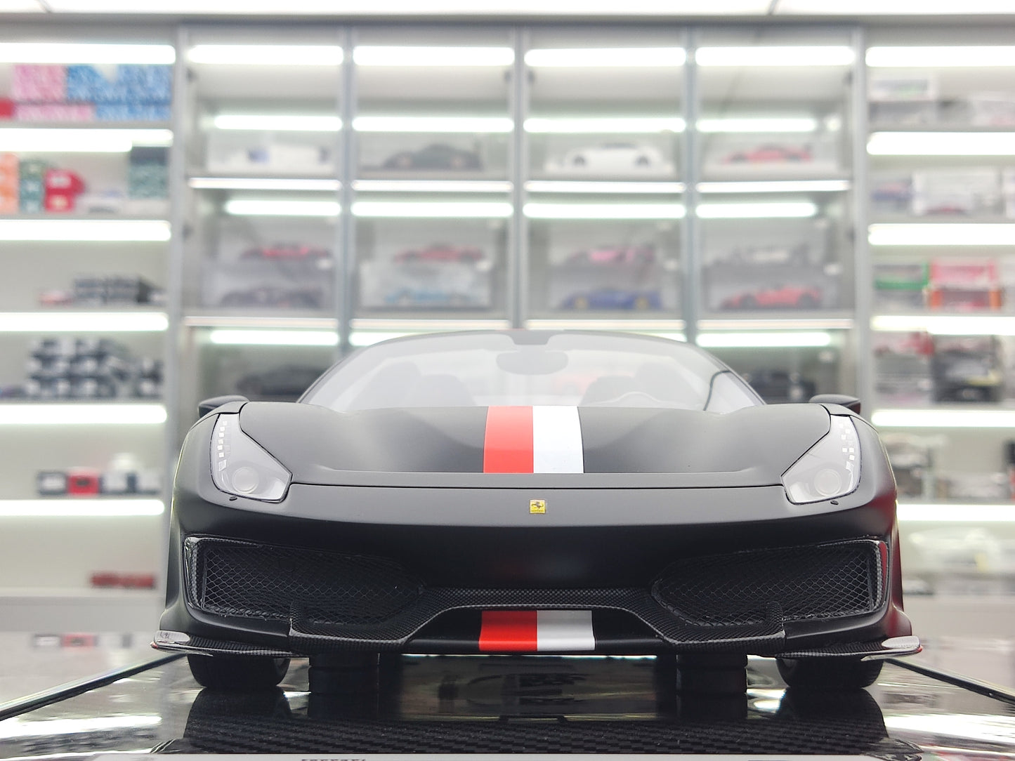 BBR 1/12 Ferrari 488 Pista Spider Leclerc Matte Black BBR1225CL