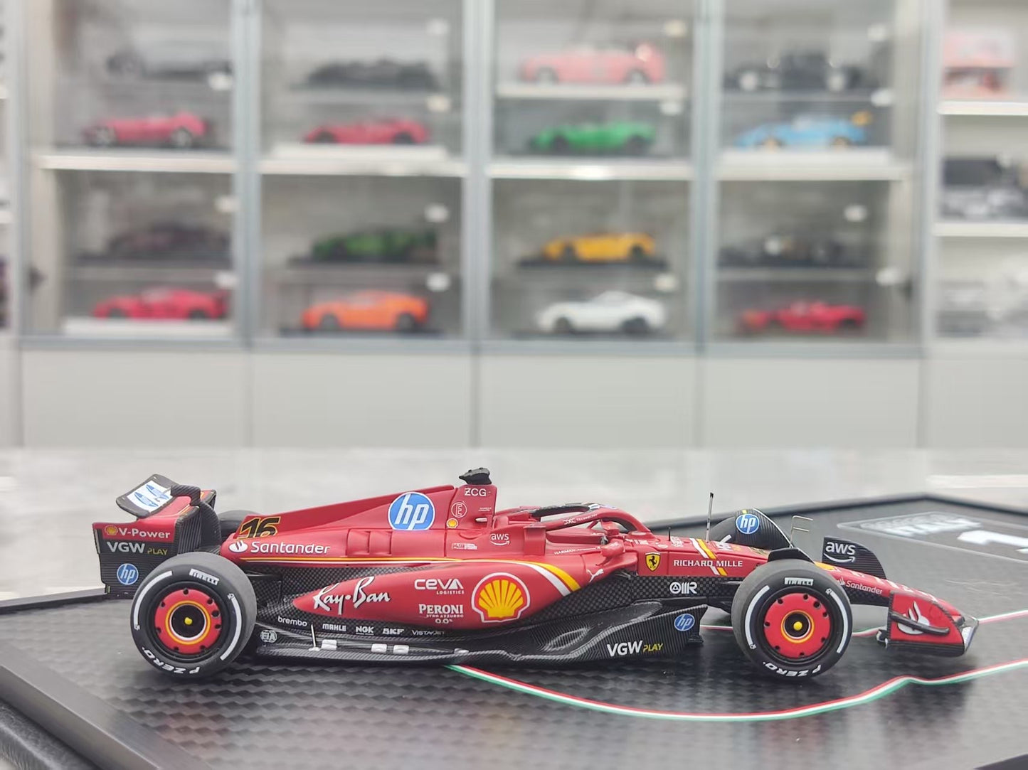 BBR 1/43 Ferrari SF24 MONZA GP 2024 LECLERC WINNER 16# Red BBRC307ACOFCH