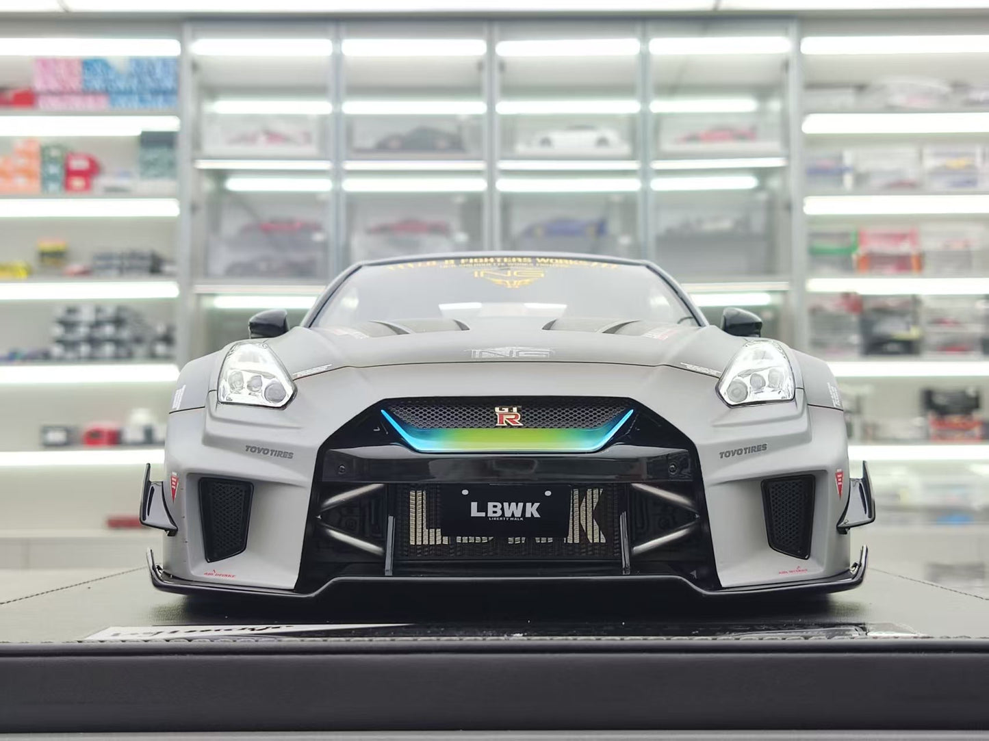 IVY 1/12 Nissan LB-Silhouette Works GT 35GT-RR Battle Grey IVY234