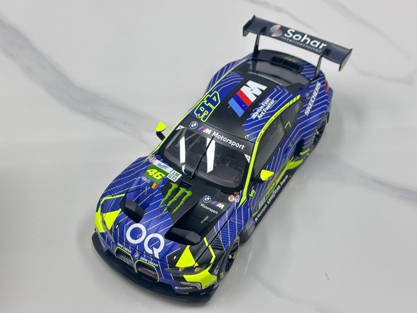 MINICHAMPS 1/18 BMW M4 GT3 EVO – TEAM WRT - 1812KM QATAR 2025 Blue Livery 110252146