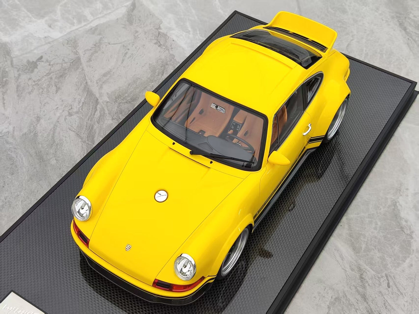 IVY 1/12 Porsche Singer DLS Yellow SM-IVY003