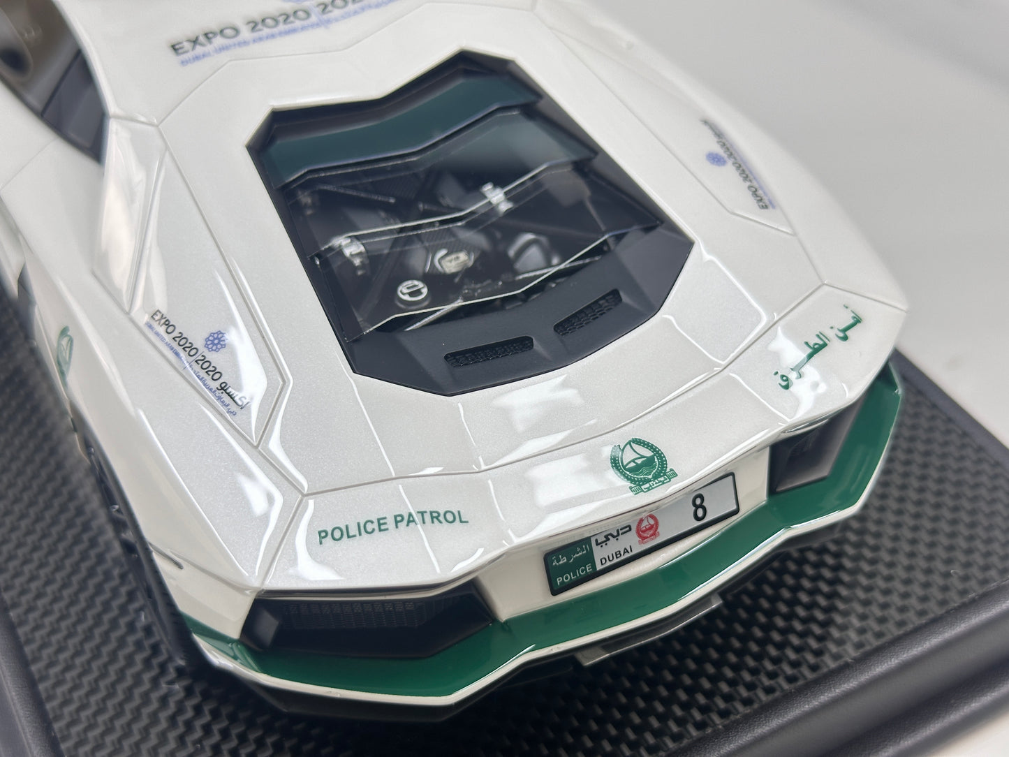 VMB 1/18 Lamborghini Aventador LP700-4 Special Edition Dubai Police Livery VMB067