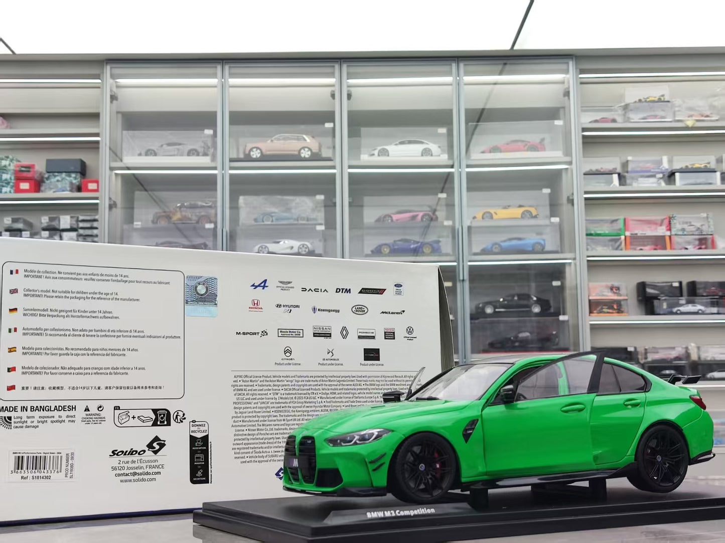 Solido 1/18 BMW M3 (G80) Performance Parts Signal, Green, S1814302