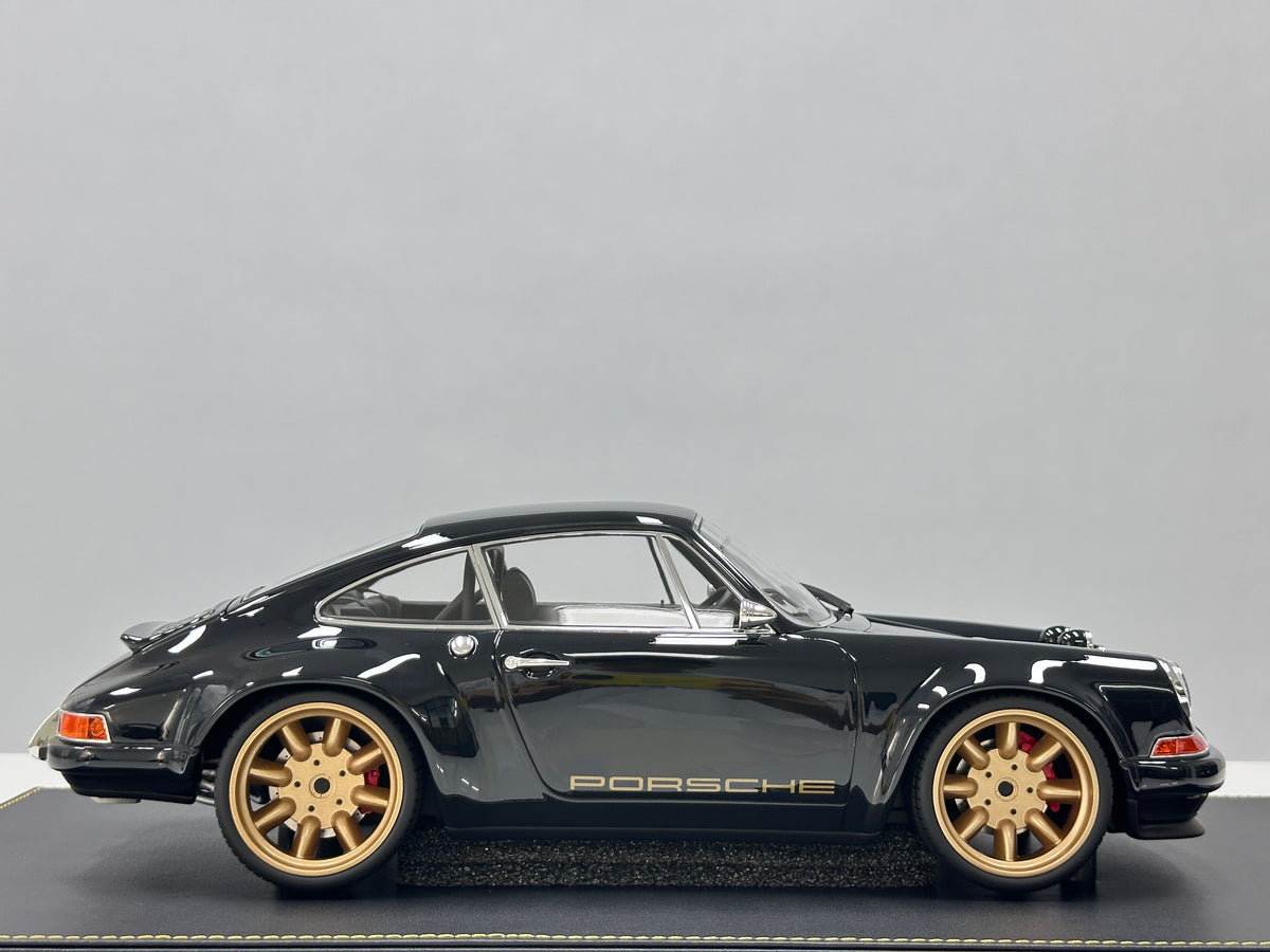 IVY 1/12 Porsche Singer Black/Gold Wheels IVY246