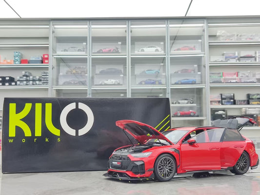 Kilo Works 1/18 Audi RS6 Red KW021