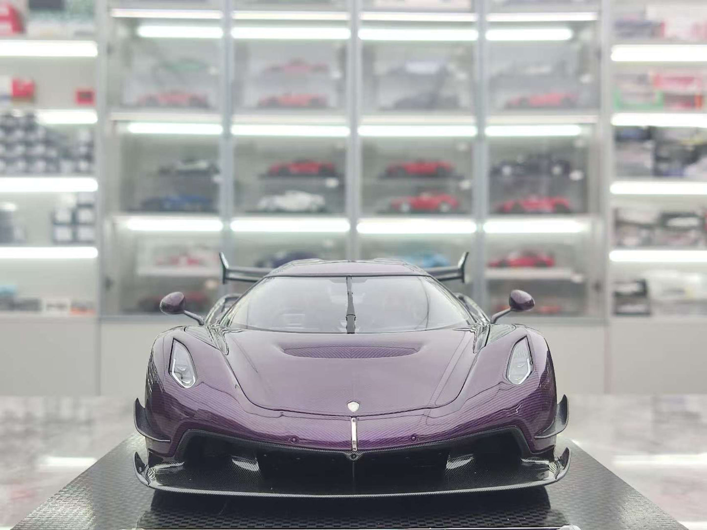 FRONTIART 1/18 Koenigsegg Jesko 7315 Purple Resin Model FA164