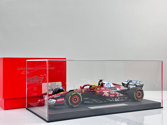 BBR 1:18 Ferrari SF25 – Monaco GP Race Finish: 5th Place (#44) P18267C44DIE