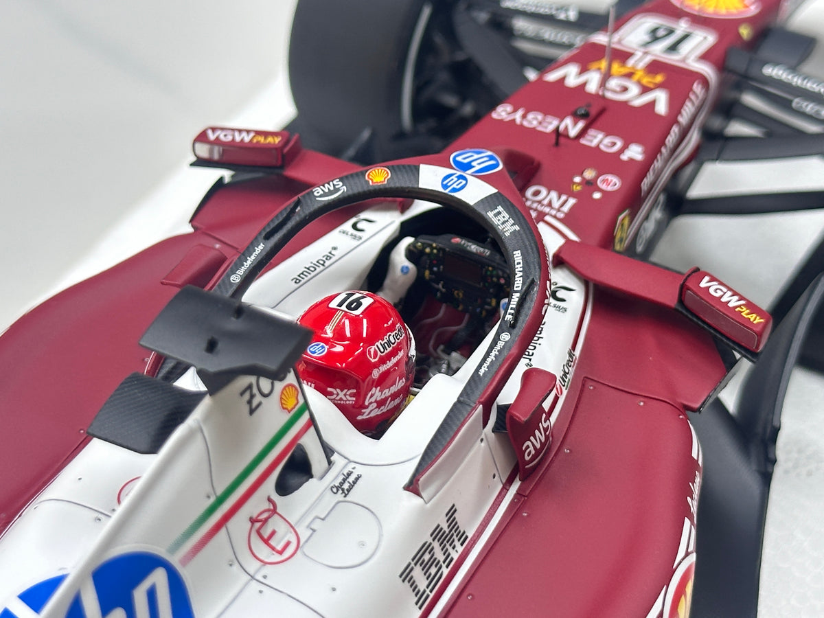 BBR 1/18 Ferrari SF25 Monza Livery – Lauda World Champion #16 (50th Anniversary Special Livery) P18267D16