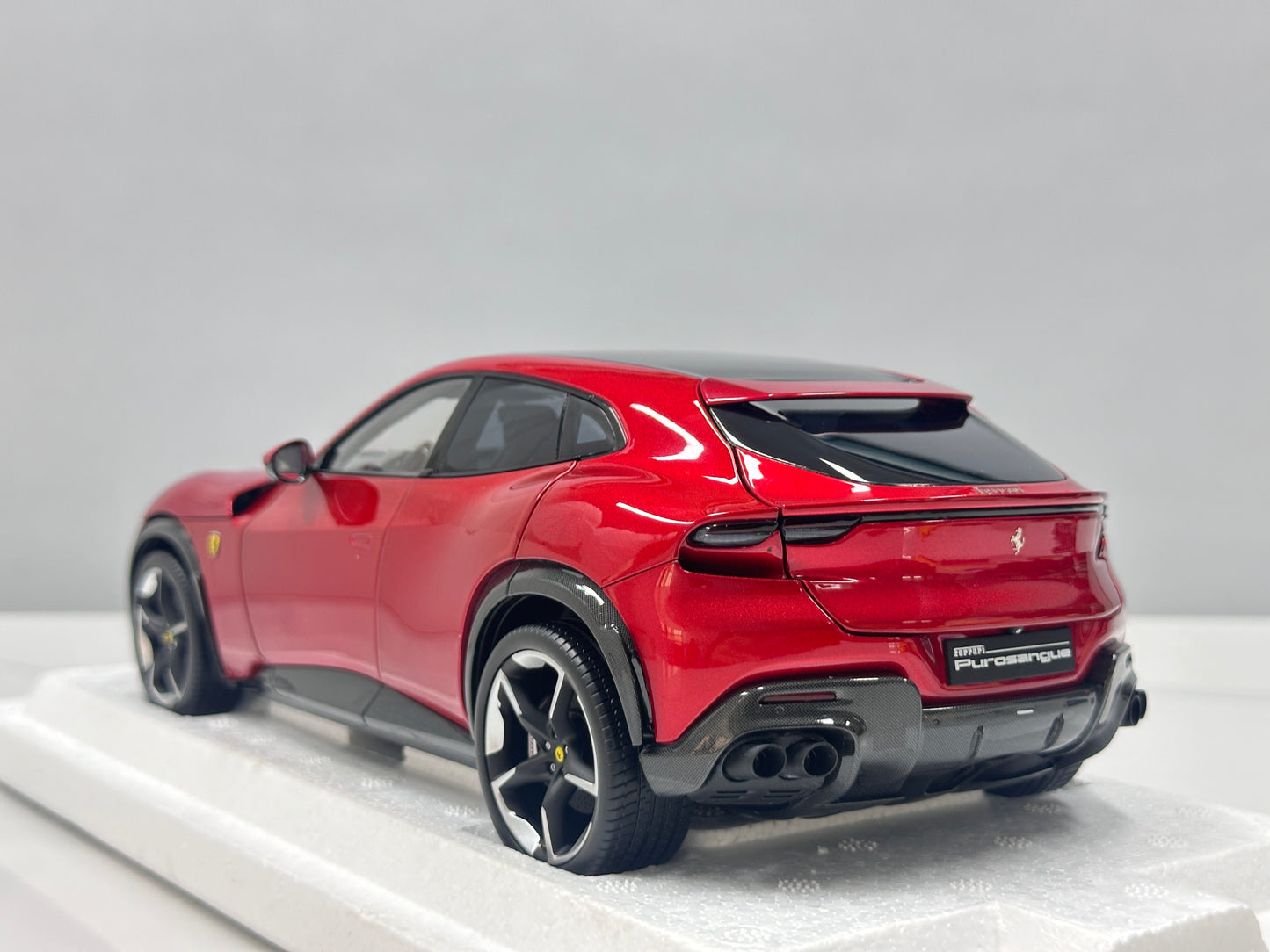 BBR 1/18 Ferrari Purosangue – Rosso Volcan (Volcano Red) – Die-cast, Fully Opening – HE180052B