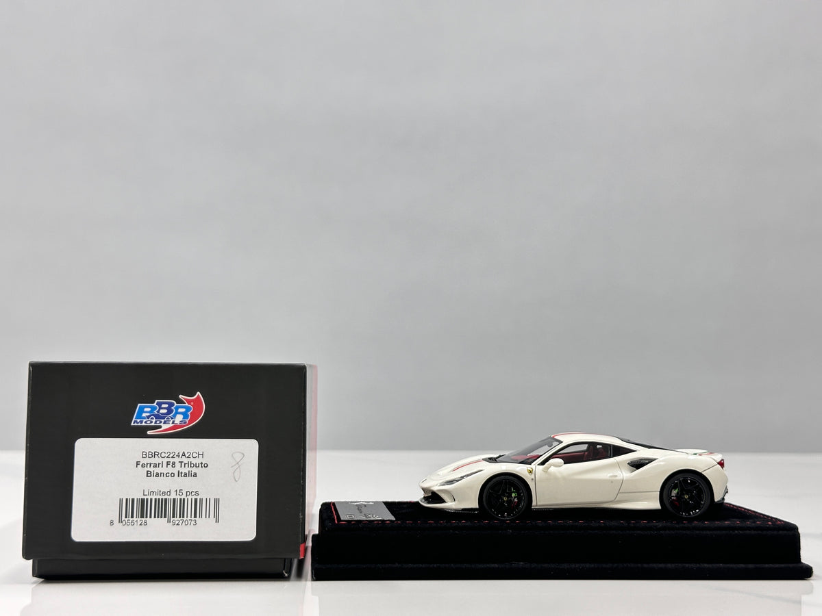 BBR 1/43 Ferrari F8 Tributo - Italian White - BBRC224A2CH