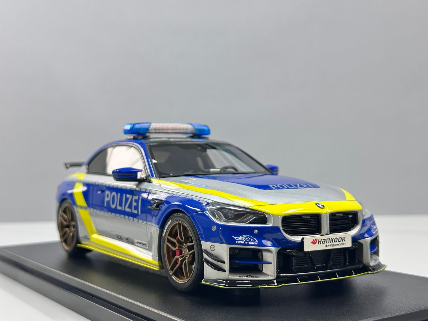 GT Spirit 1/18 BMW AC Schnitzer ACS2 Sport POLIZEI 2024 Blue Silver Livery GT573