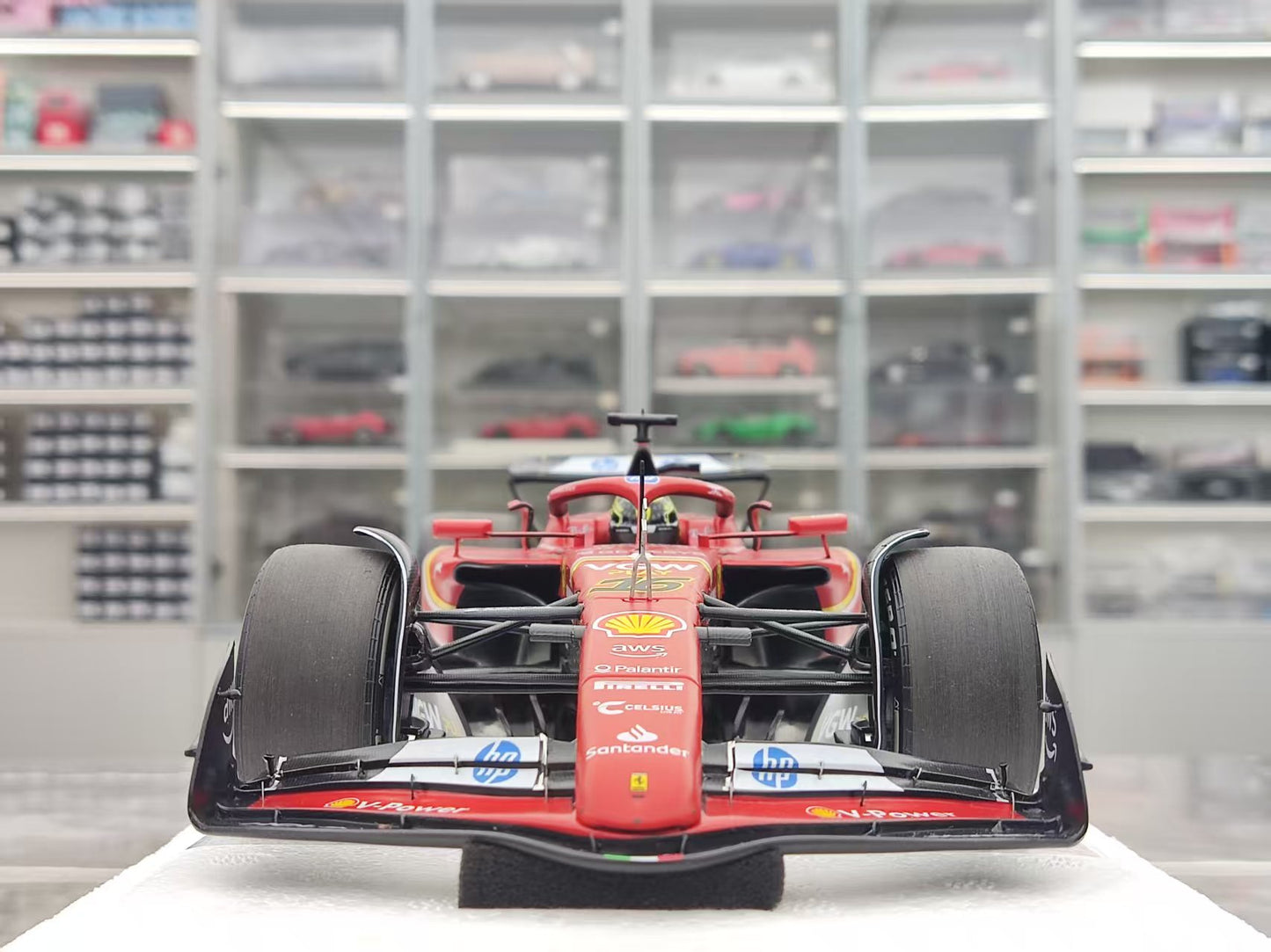 BBR 1/18 Ferrari SF-24 Leclerc 2024 Italian GP Winner, Red BBR241816D