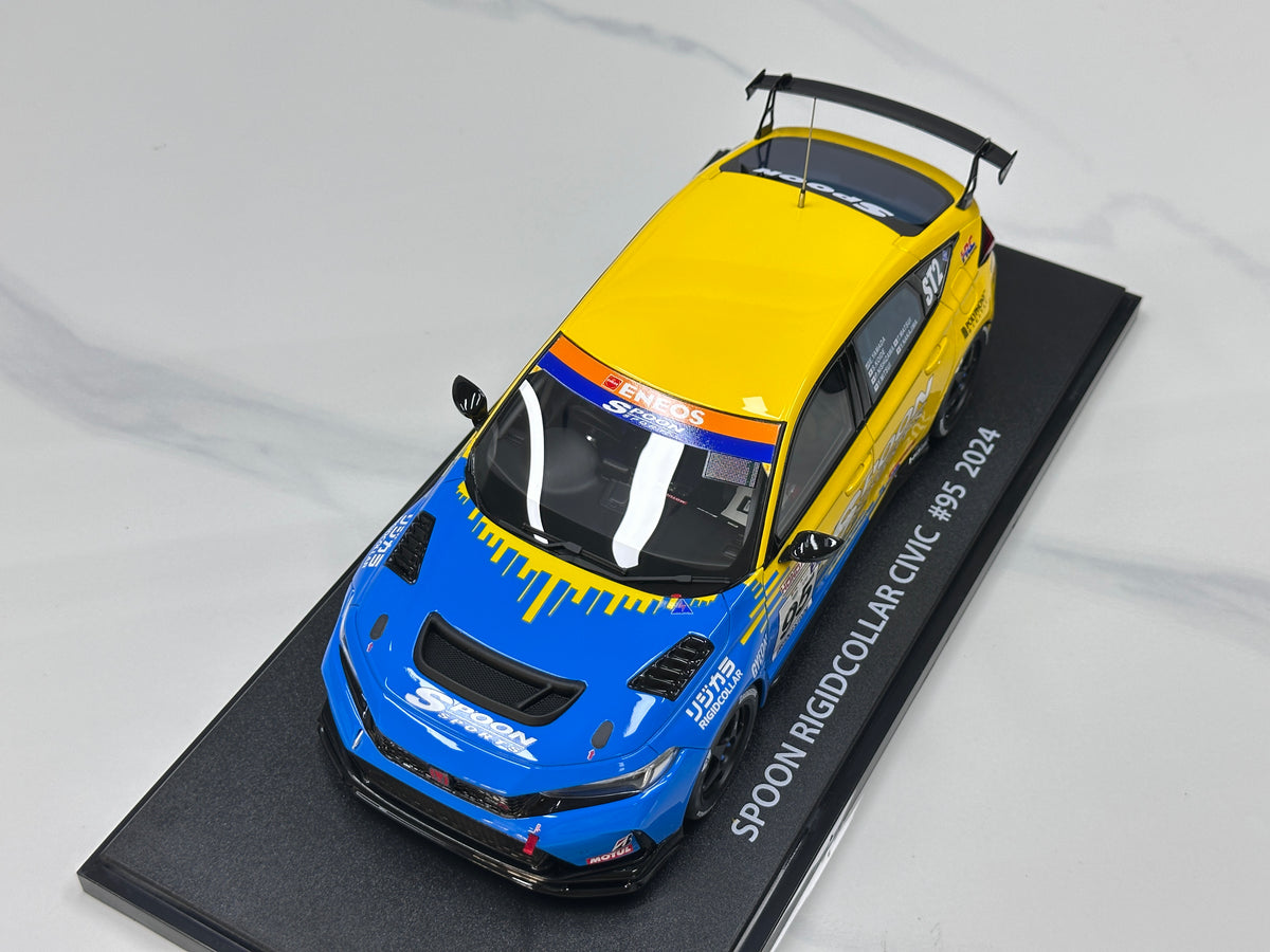 KYOSHO 1/18 Honda Civic (FL5) Spoon #95 Blue/Yellow KSR18067Y