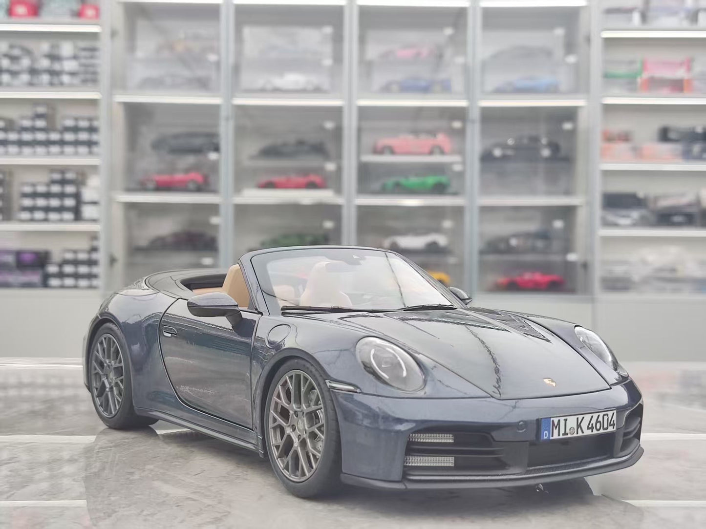 NOREV 1/18 Porsche 911 Carrera Cabriolet 2025 Yacht Blue 187180