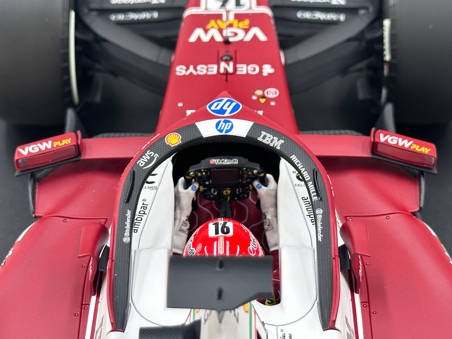 BBR 1/12 Ferrari SF25 Monza Livery – Commemorating the 50th Anniversary of Lauda's World Championship (Red) BBR1227D16