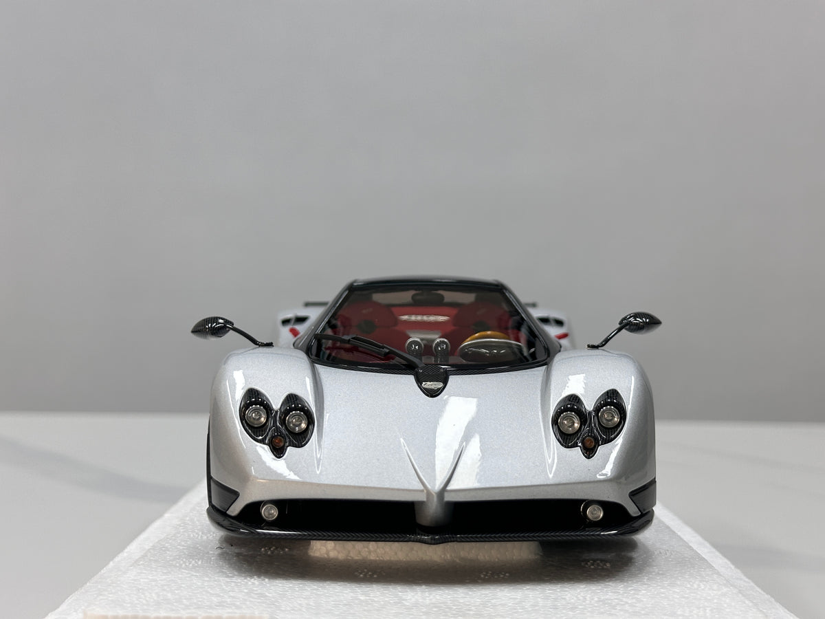 Almost Real 1/18 Pagani Zonda F (2005 Geneva Motor Show Debut Version) – Silver (850401001)