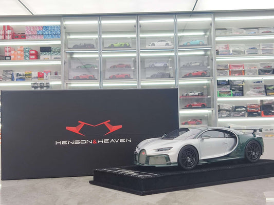 HH Model 1/18 Bugatti Chiron Pur Sport Green Rhapsody HH459