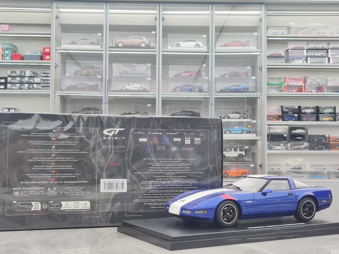 GT Spirit 1/18 Chevrolet CORVETTE C4 GRAN SPORT Blue GT538