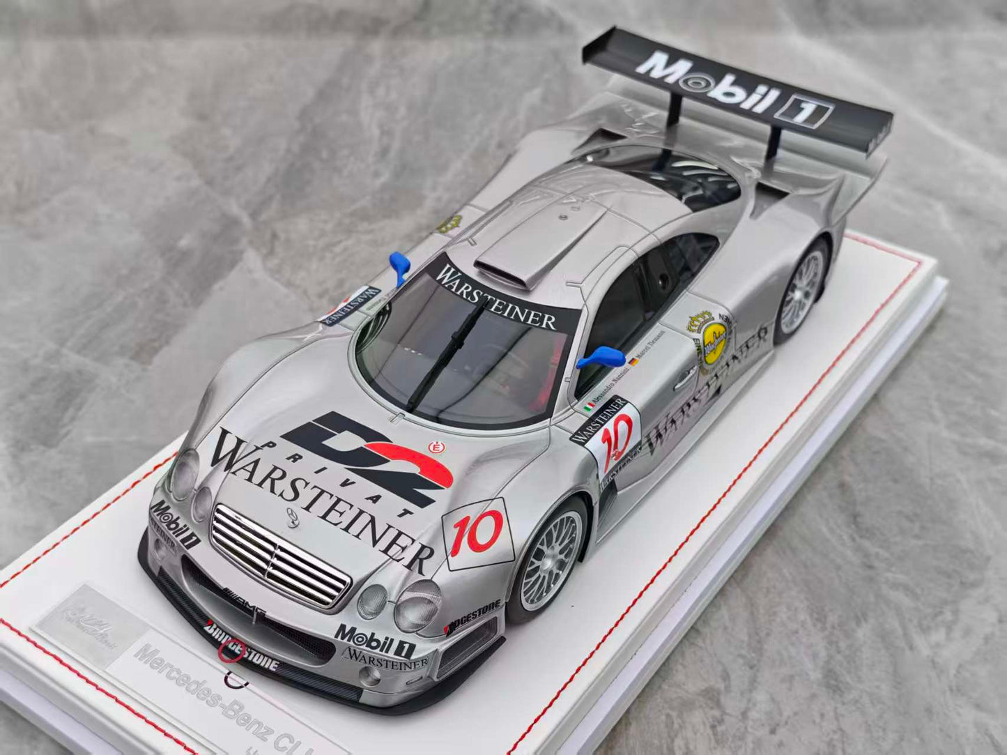 IVY 1/18 Mercedes-Benz CLK GTR Silver #10 IVY235