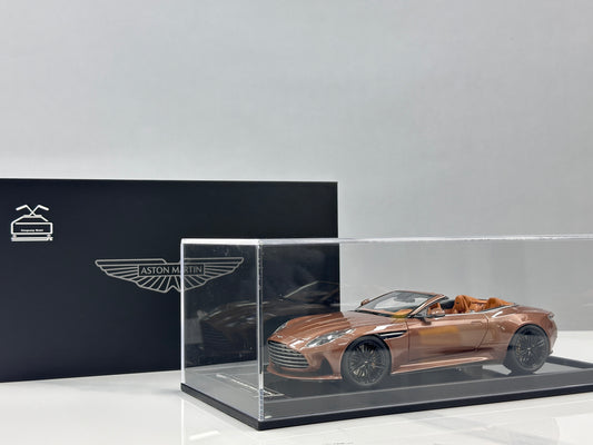 Xiaoguang Model & MotorHelix 1/18 Aston Martin DB12 Volante Convertible – Glamour Copper (MH386)
