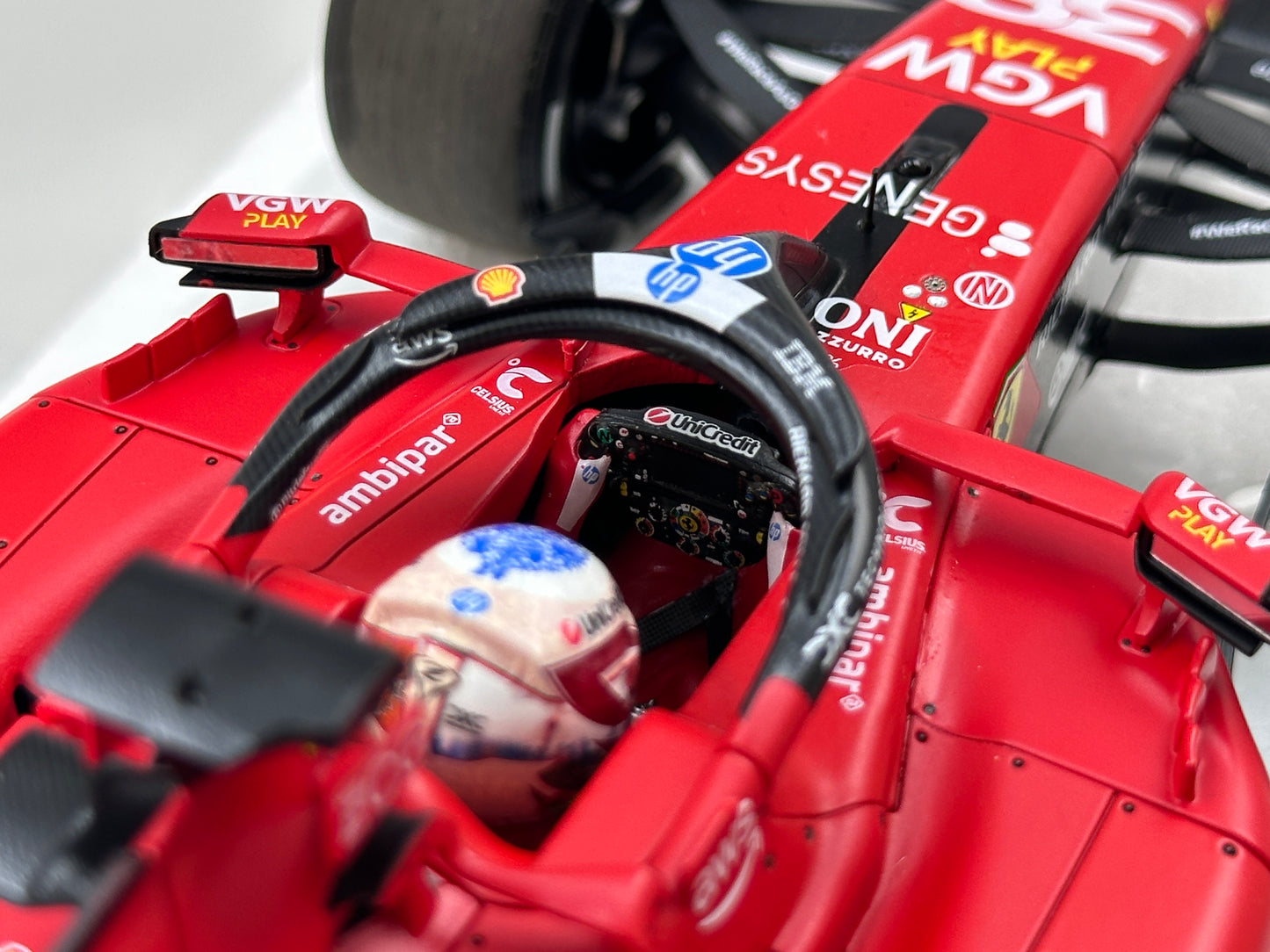 BBR 1/18 Ferrari SF-23 #38 Zhou Guanyu Red BBR2318T38