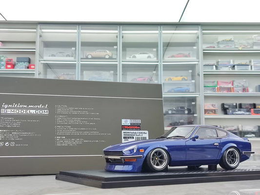 Ignition Model 1/18 Nissan Fairlady Z (S30) Blue IG3592