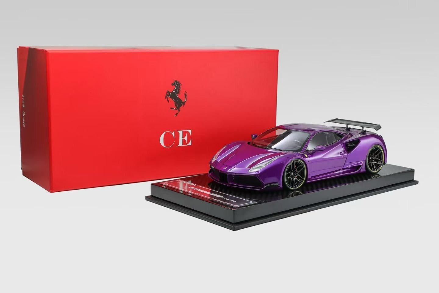 CE 1/18 Ferrari 488GTB N-Largo High-End Car Model