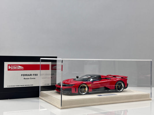 HERMES COLLECTION 1/18 Ferrari F80 (Red) HC017