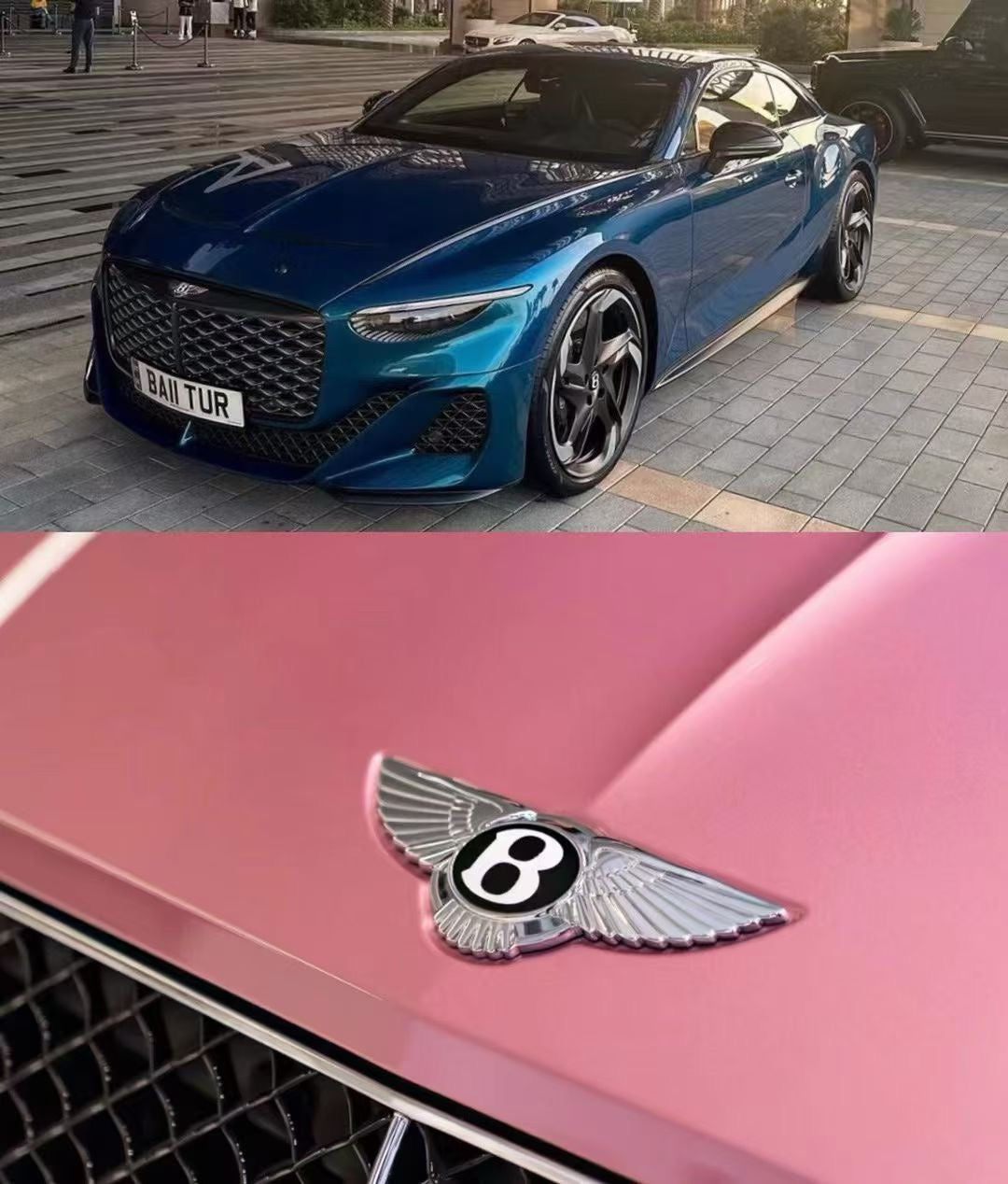 HH Model 1/18 Bentley Batur Limited Edition Birthday Gift Diecast Car Model