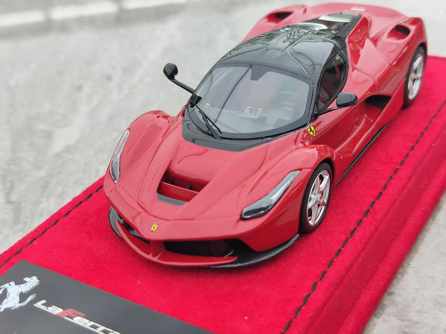 BBR 1/43 Ferrari LaFerrari Standard Red Resin Model BBRC137A1CH