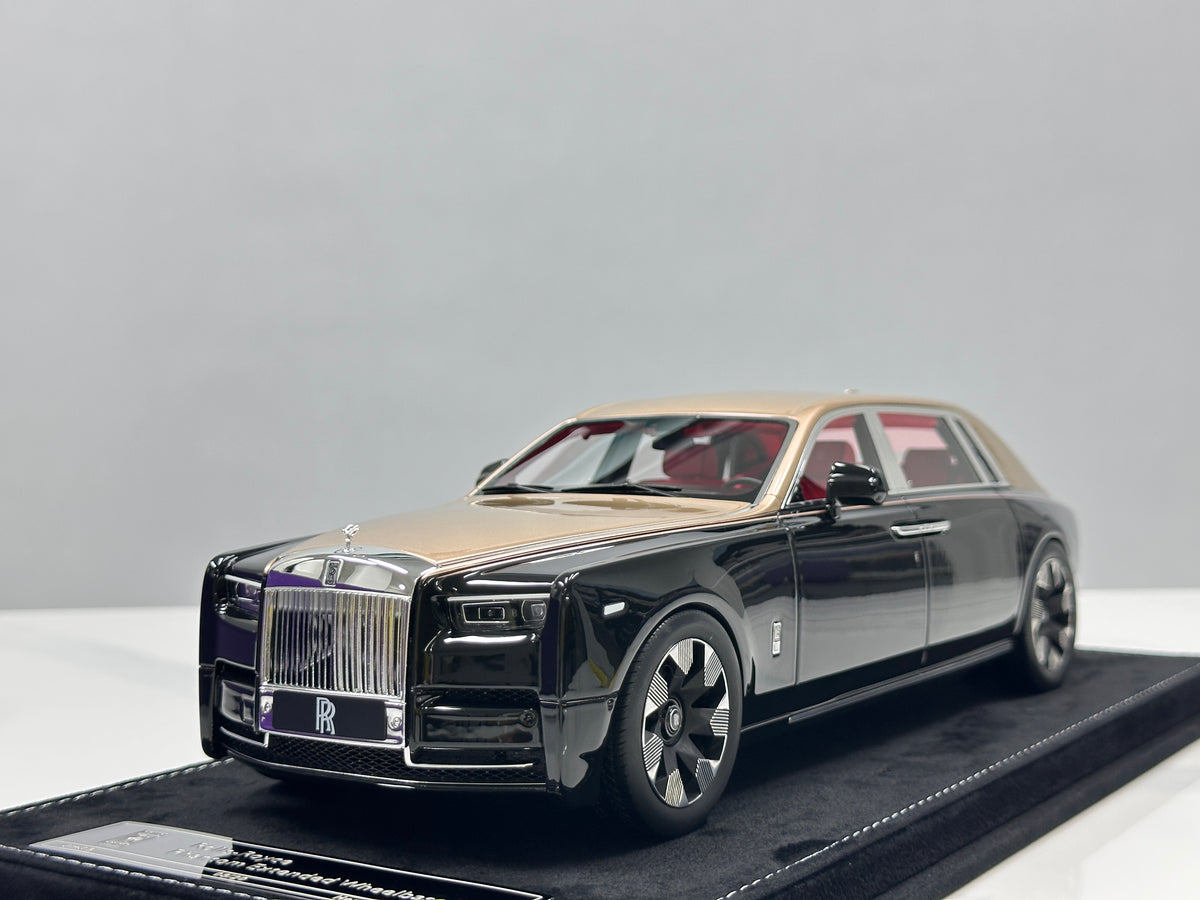 HH Model 1/18 Rolls-Royce Phantom Series II Diamond Black/Champagne Gold HH736