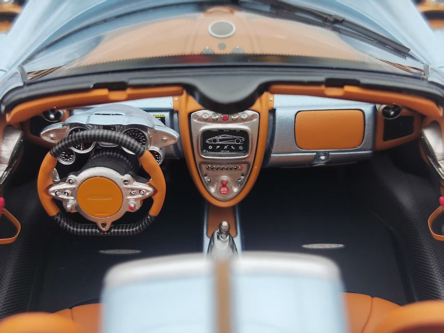 BBR 1/18 Pagani Imola Roadster Light Blue P18250E